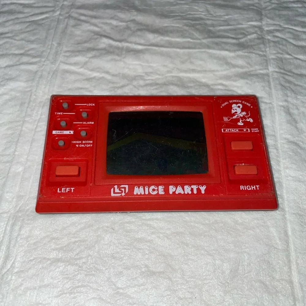Morioka Tokei Mice Party YG 261 A Vintage Mind Relaxing Video Game For Parts